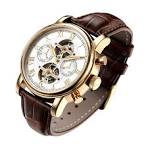 All Silver Day and Date Functioning Long Life Sliver Plated chain Quartz Analog Watch